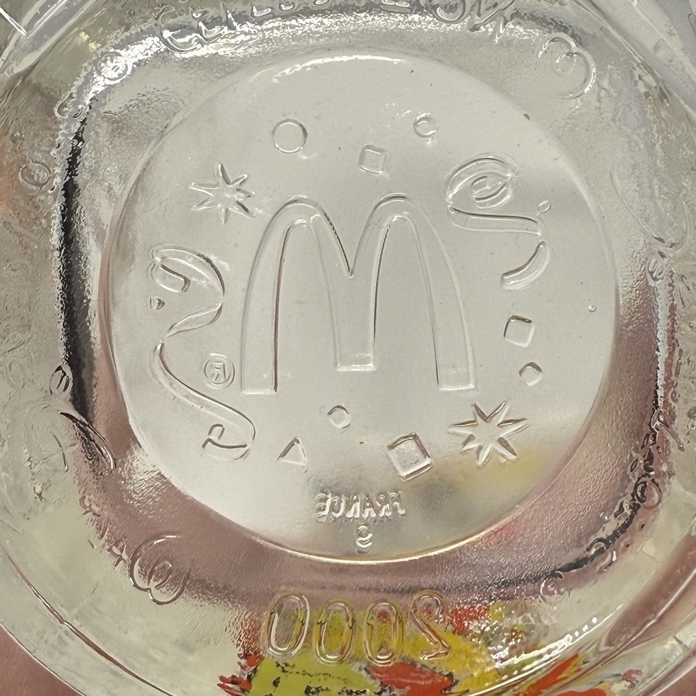 McDonalds Mickey Walt Disney World Animal Kingdom Vintage 2000 Drinking Glass - Picture 11 of 12